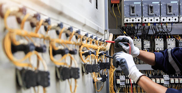 Professional Electrician technician working in Bonham, TX